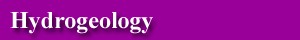 Hydrogeology
